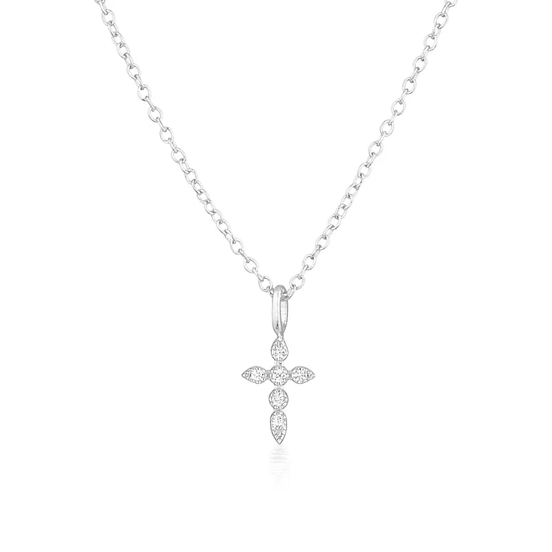 Aide 925 Sterling Silver Korean Fashion INS Evil Eye Diamond Pendant Necklace For Women Girls Gifts Party Fine Jewelry Collares