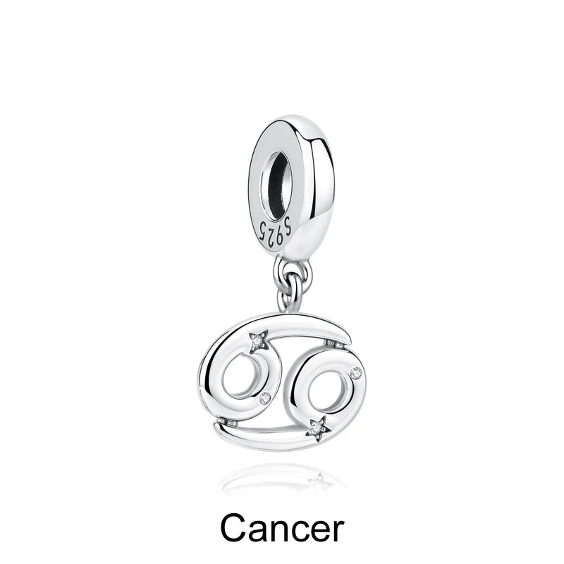 925 Sterling Silver Charms Fit Original Bracelets Star Moon Sun Spaceman Pendant Beads DIY Women Necklaces Jewelry