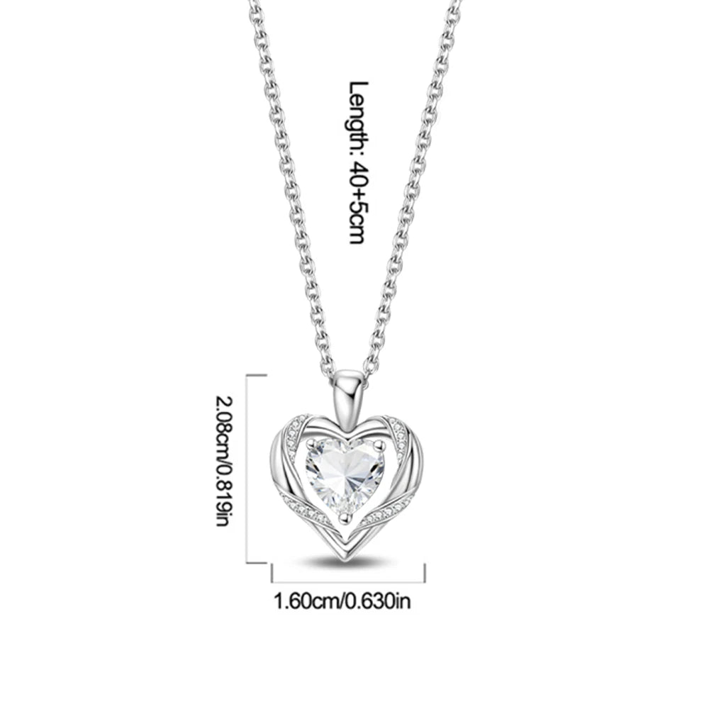 Simple and Elegant 925 Sterling Silver Seashell Teardrop Four-Leaf Clover Star Moon Bible Crystal Lock Necklace Precious Gifts