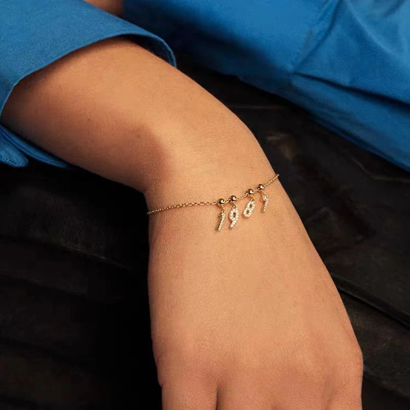 New 925 Sterling Silver Diy Women Necklace Alphanumeric Constellation Charm Personality Charm Free with Choker Fine Jewelry