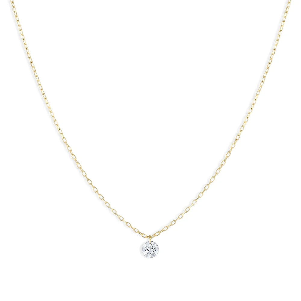 Aide 925 Sterling Silver Trendy INS Style Various Pendant Necklaces For Women Zircon Snake Heart Charm Clavicle Choker Jewelry