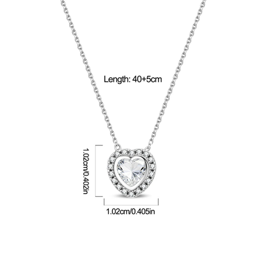 Simple and Elegant 925 Sterling Silver Seashell Teardrop Four-Leaf Clover Star Moon Bible Crystal Lock Necklace Precious Gifts