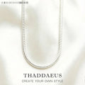 3mm Snake Chain Necklace Romantic Glam Fashion Jewelry Europe Style Soul 925 Sterling Silver Bijoux Gift For Men Women