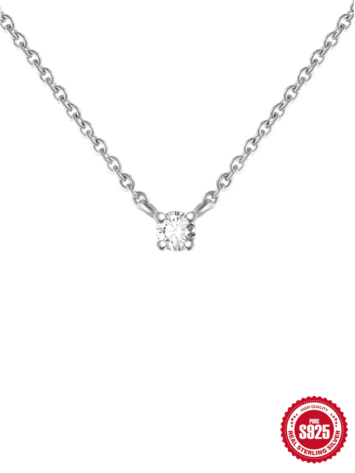 Aide 925 Sterling Silver Trendy INS Style Various Pendant Necklaces For Women Zircon Snake Heart Charm Clavicle Choker Jewelry