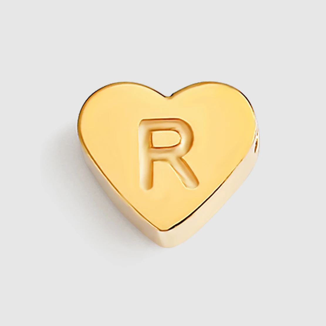 EMANCO Initial Name Heart Shape Pendant for Necklaces Stainless Steel Necklace for Women Bracelet Make Earrings Jewelry