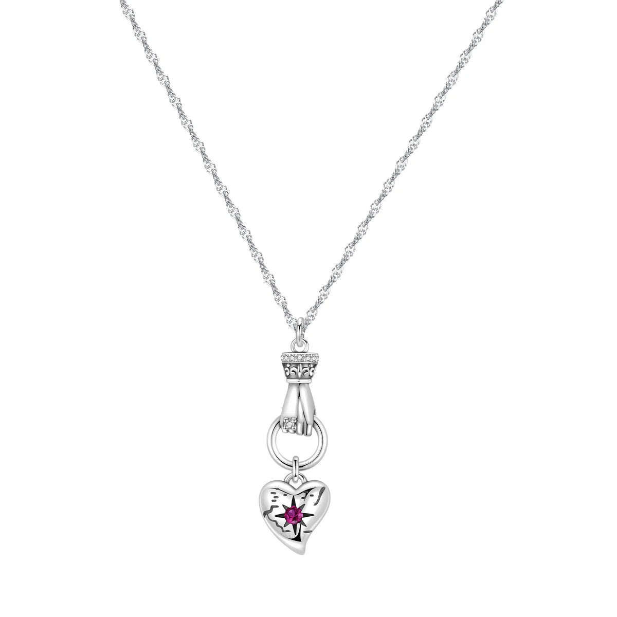 Minimalist Dainty 925 Sterling Silver Heart Lock and Key Y-shaped Chain Necklace 18K Gold Plated Jewelry Gift For Women Birthday