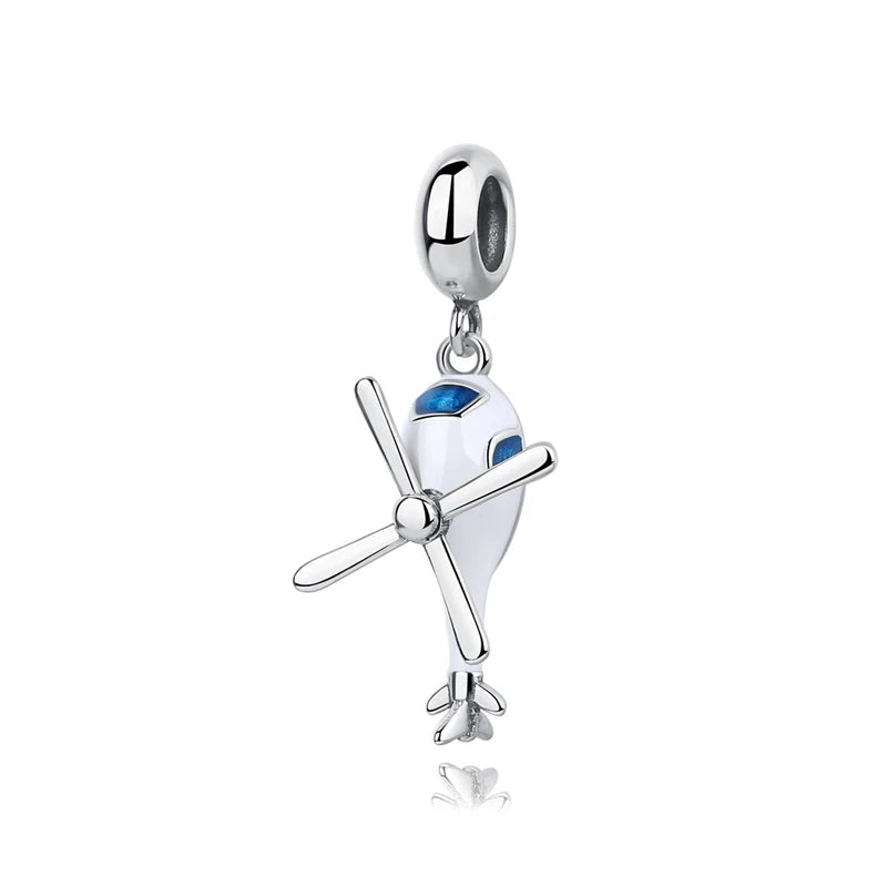 Original 925 Sterling Silver Charms Love Travel London Bus Paris Eiffel Tower Beads Fit Bracelets Necklaces Women DIY Jewelry