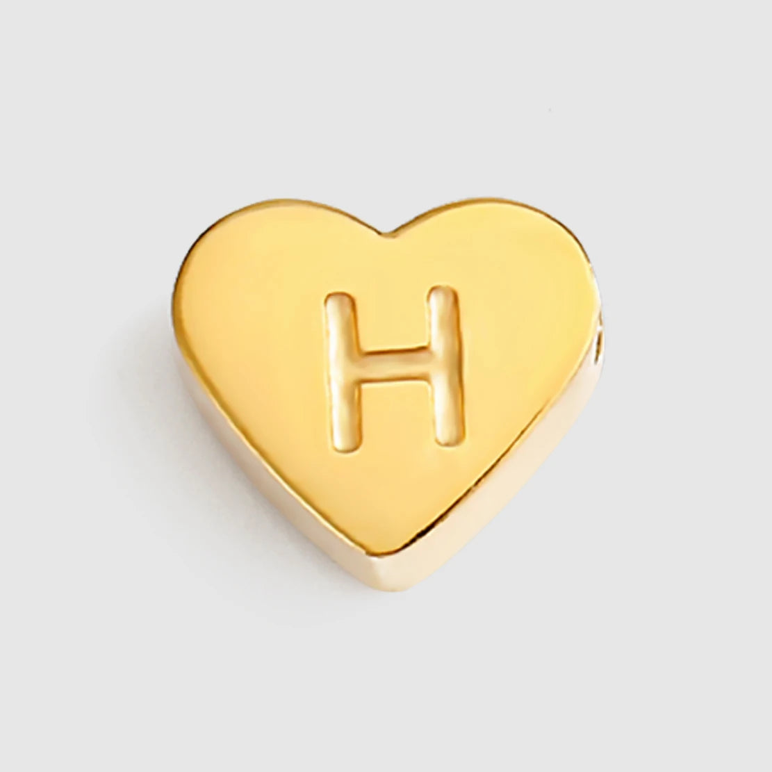 EMANCO Initial Name Heart Shape Pendant for Necklaces Stainless Steel Necklace for Women Bracelet Make Earrings Jewelry