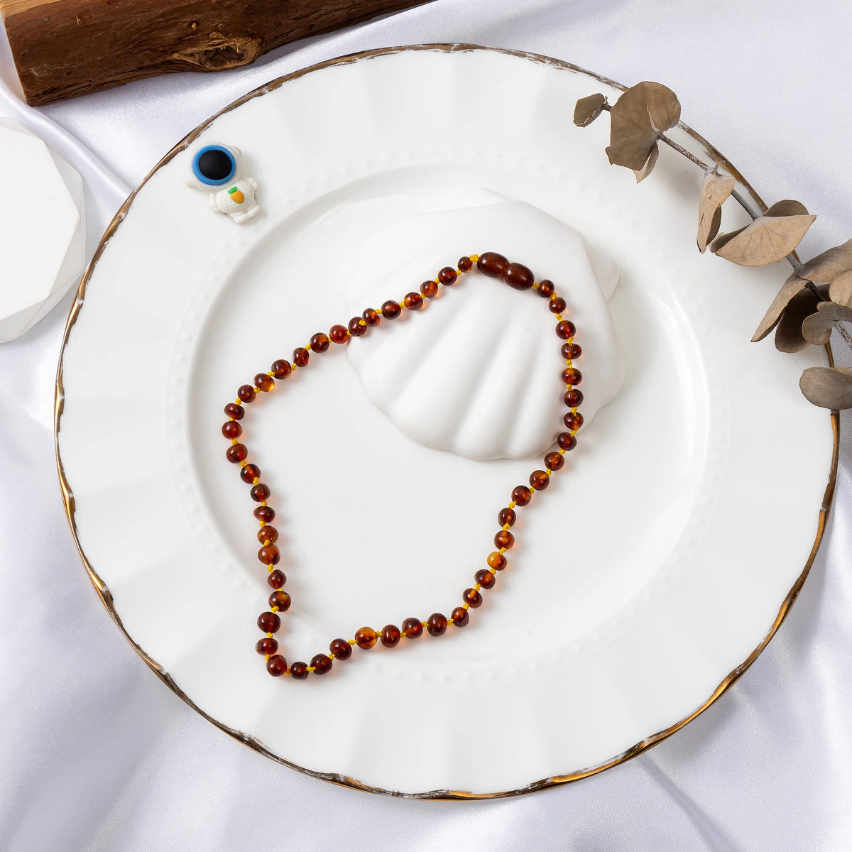 Baltic Amber Necklace - Certified as 100% Authentic Baltic Amber