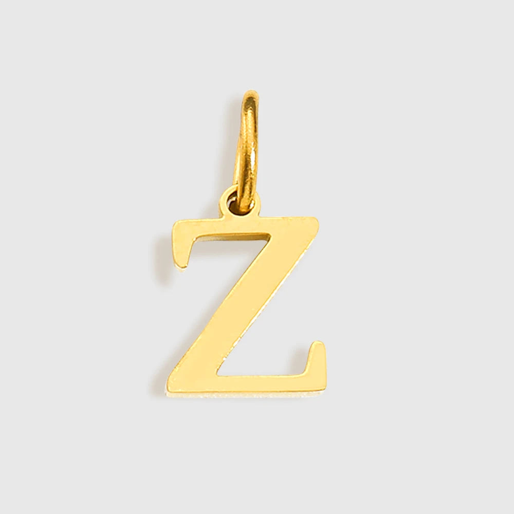 EMANCO Initial Alphabet Pendant Stainless Steel Charms for Making Necklace Minimalism Accessories Women's Jewelry Wholesale