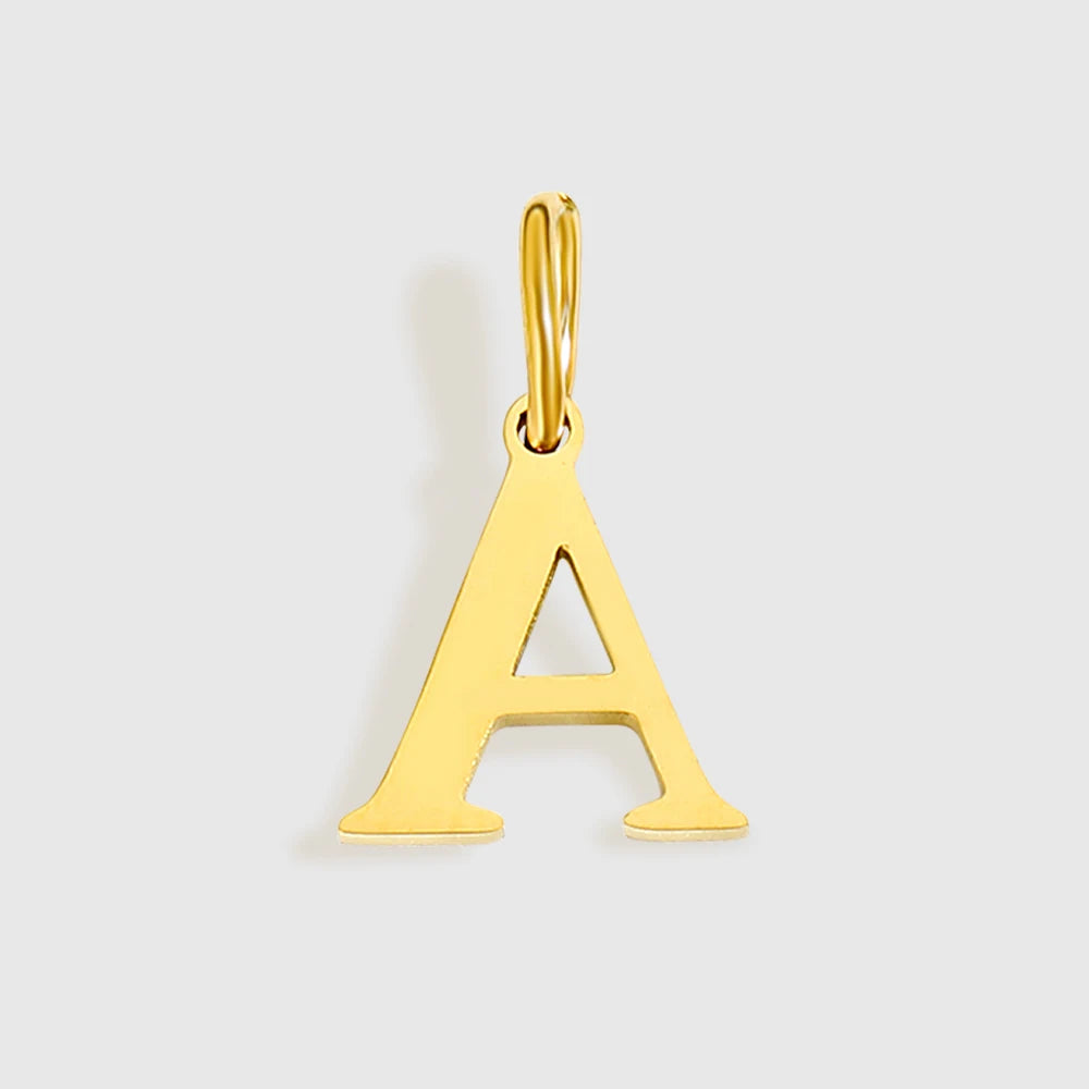 EMANCO Initial Alphabet Pendant Stainless Steel Charms for Making Necklace Minimalism Accessories Women's Jewelry Wholesale