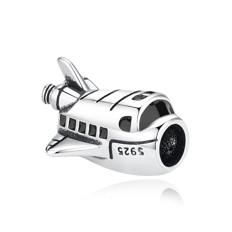 925 Sterling Silver Charms Fit Original Bracelets Star Moon Sun Spaceman Pendant Beads DIY Women Necklaces Jewelry