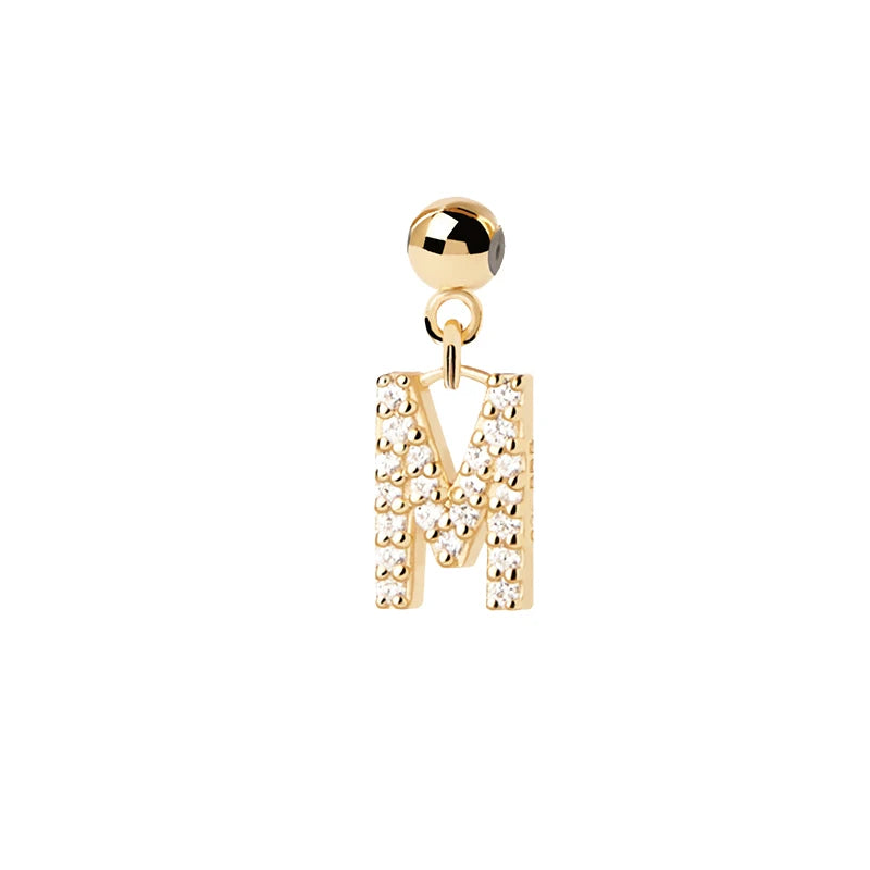 New 925 Sterling Silver Diy Women Necklace Alphanumeric Constellation Charm Personality Charm Free with Choker Fine Jewelry
