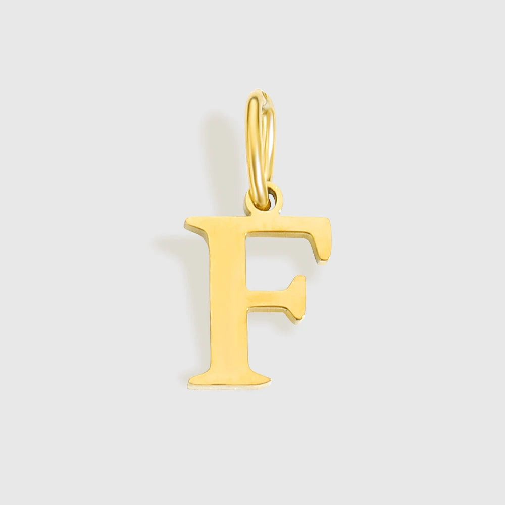EMANCO Initial Alphabet Pendant Stainless Steel Charms for Making Necklace Minimalism Accessories Women's Jewelry Wholesale