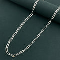 New Original 925 sterling Silver gorgeous 4MM fit pendant chain necklace for women fashion wedding party Costume jewelry gifts