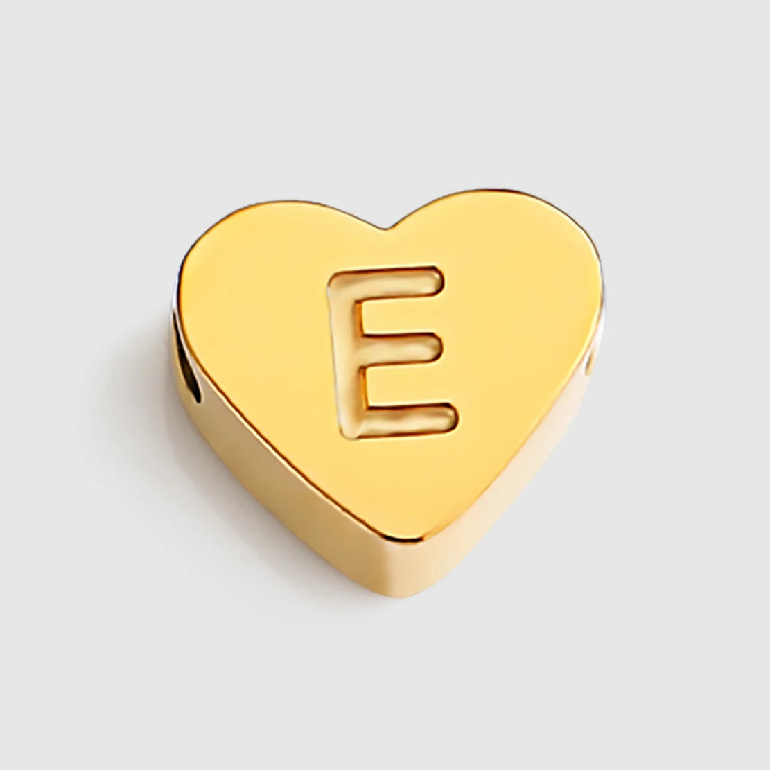 EMANCO Initial Name Heart Shape Pendant for Necklaces Stainless Steel Necklace for Women Bracelet Make Earrings Jewelry