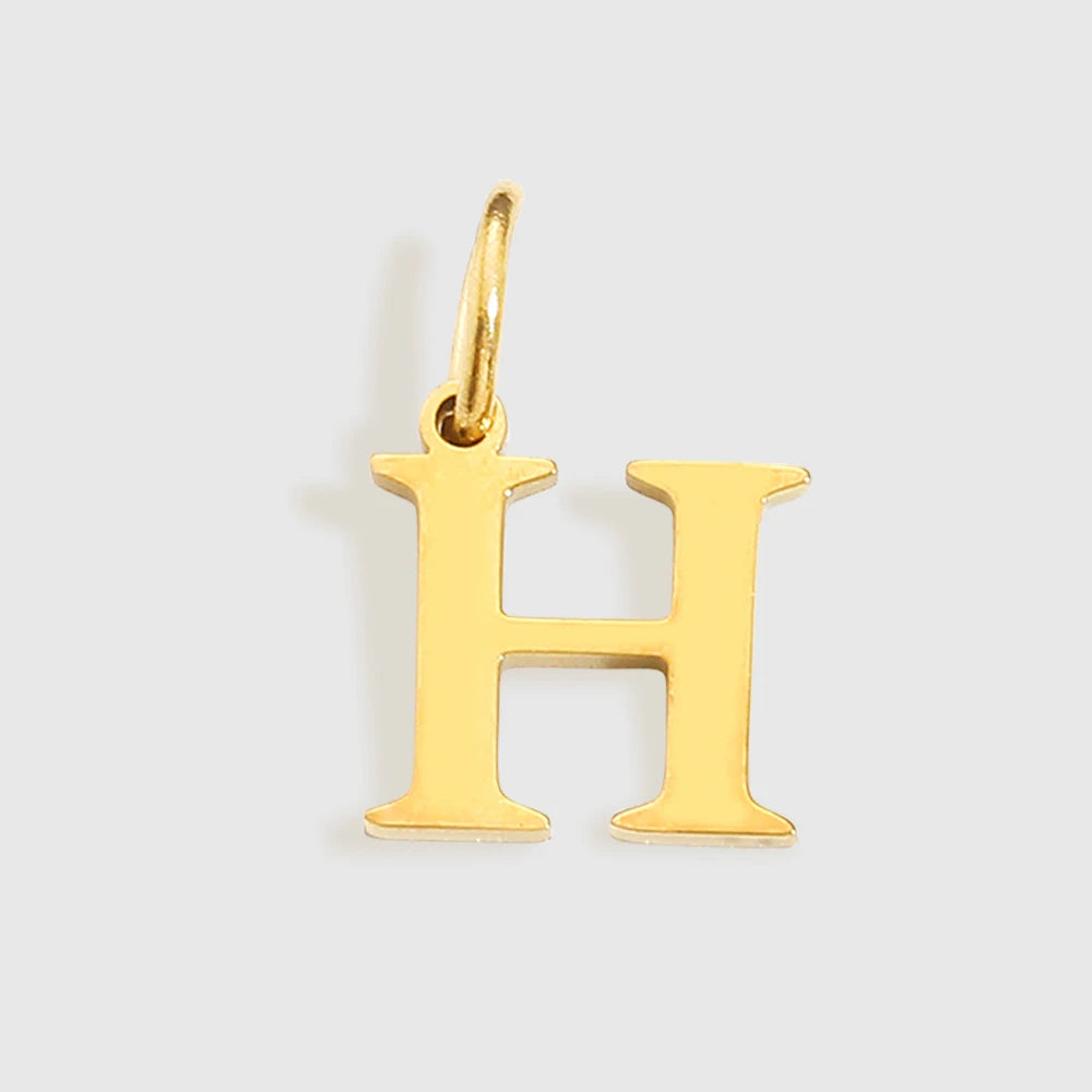 EMANCO Initial Alphabet Pendant Stainless Steel Charms for Making Necklace Minimalism Accessories Women's Jewelry Wholesale