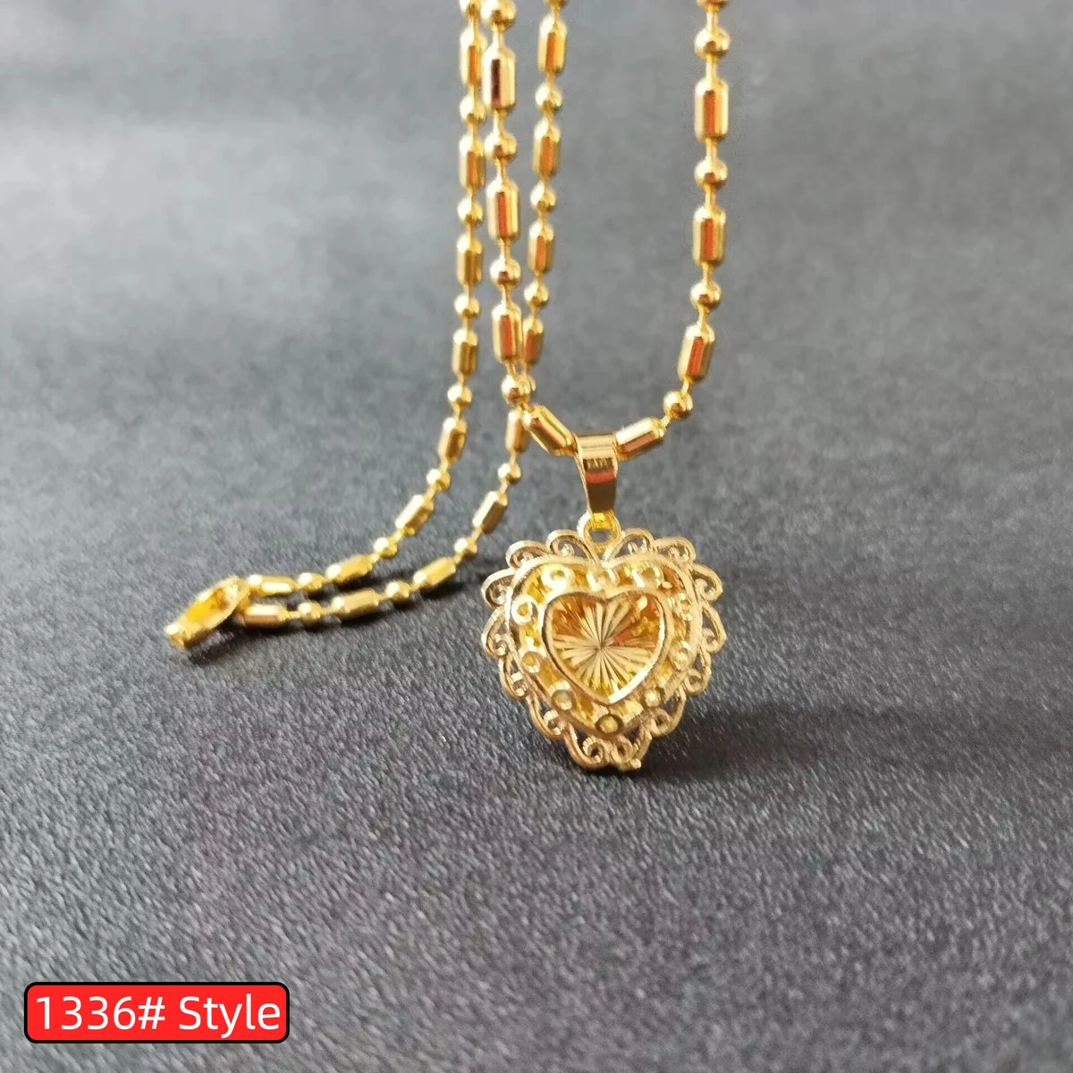 Romantic Heart Locket Pendants Female Gold Silver Color Stainless Steel Memorial Necklace For Women Jewelry Valentine Gift