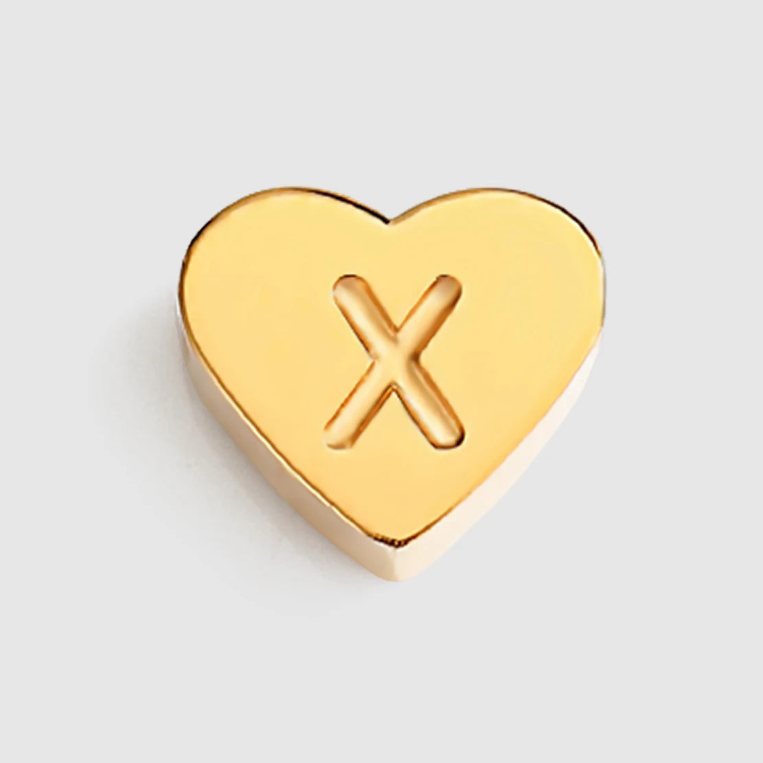 EMANCO Initial Name Heart Shape Pendant for Necklaces Stainless Steel Necklace for Women Bracelet Make Earrings Jewelry
