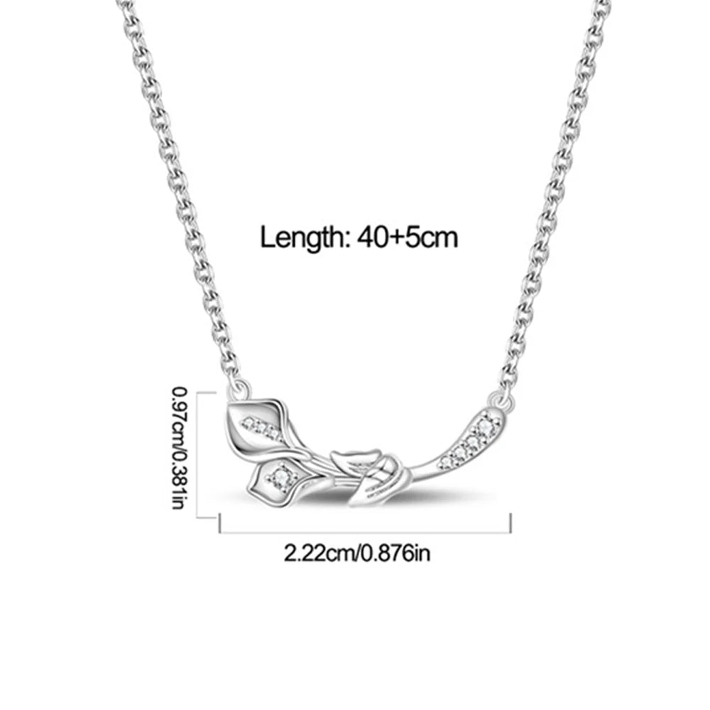 Simple and Elegant 925 Sterling Silver Seashell Teardrop Four-Leaf Clover Star Moon Bible Crystal Lock Necklace Precious Gifts