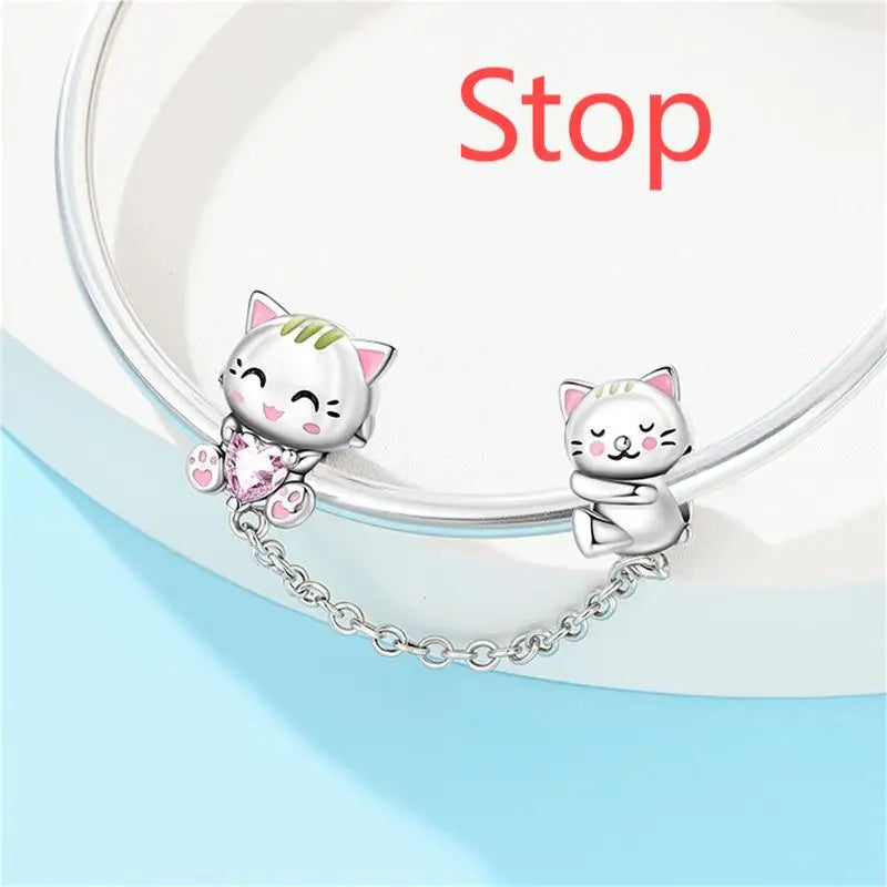 Simple and Elegant 925 Sterling Silver Seashell Teardrop Four-Leaf Clover Star Moon Bible Crystal Lock Necklace Precious Gifts