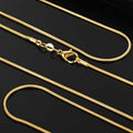 SHSTONE 1mm/2mm/3mm Women Snake Chain Men 925 Sterling Silver 40-75cm Necklaces Fashion Choker Jewelry Classics Neck Necklace
