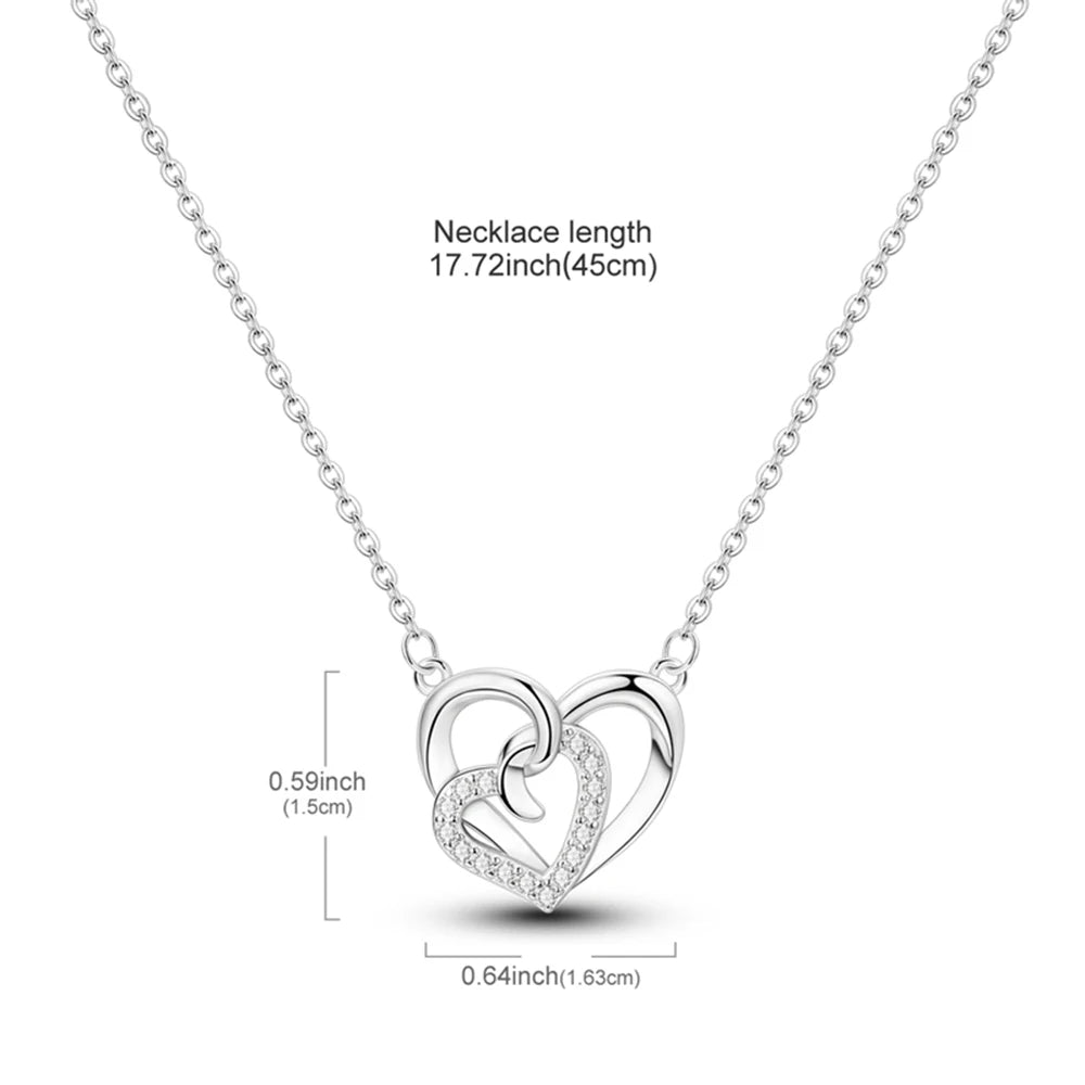 Simple and Elegant 925 Sterling Silver Seashell Teardrop Four-Leaf Clover Star Moon Bible Crystal Lock Necklace Precious Gifts