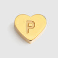 EMANCO Initial Name Heart Shape Pendant for Necklaces Stainless Steel Necklace for Women Bracelet Make Earrings Jewelry