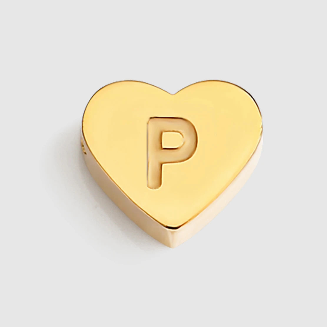 EMANCO Initial Name Heart Shape Pendant for Necklaces Stainless Steel Necklace for Women Bracelet Make Earrings Jewelry