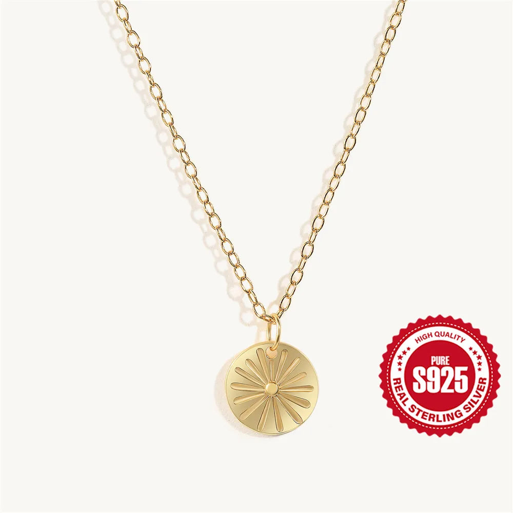 Aide 925 Sterling Silver Trendy INS Style Various Pendant Necklaces For Women Zircon Snake Heart Charm Clavicle Choker Jewelry