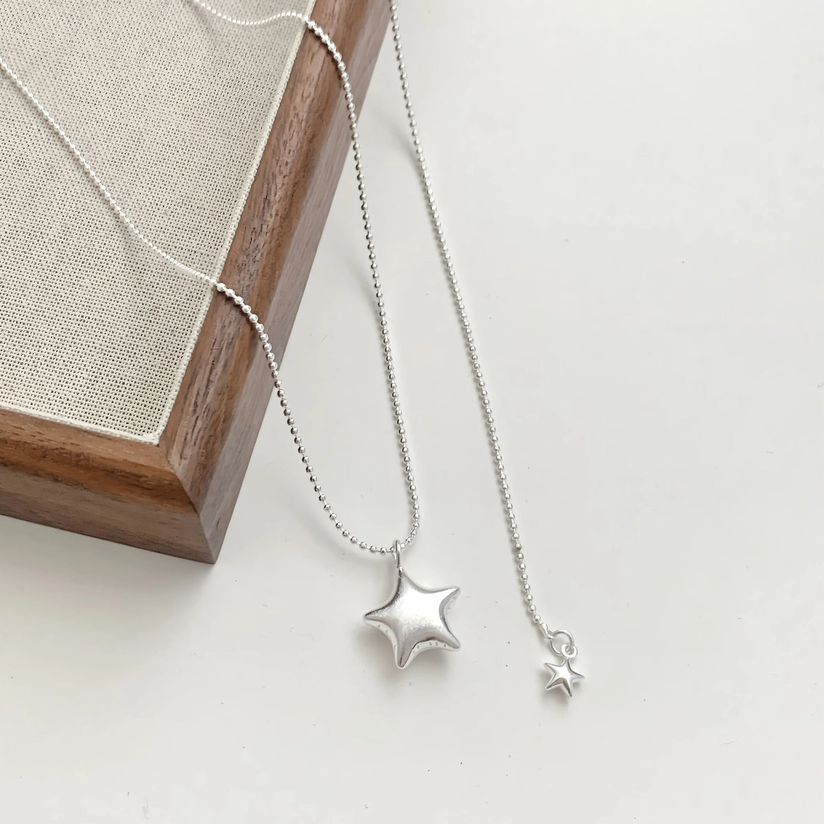 PANJBJ 925 Sterling Silver Line Necklace for Women Girl Fashion Concise  Individuality Jewelry Birthday Gift Dropshipping